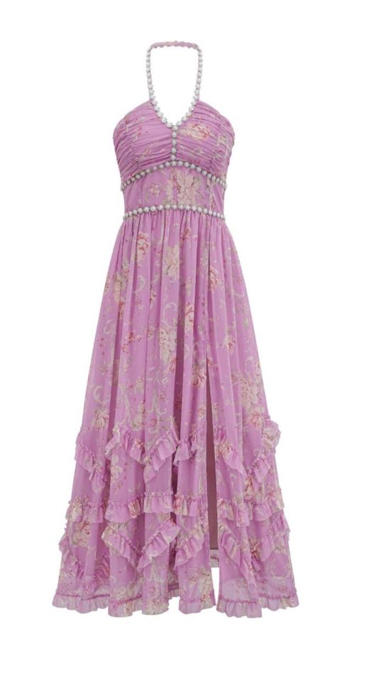 Floral maxi dress, Lavanda dream model