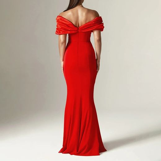 Vestido modelo Leonor rojo