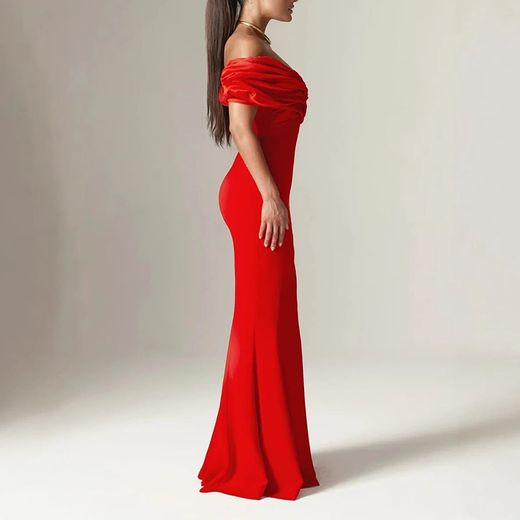 Vestido modelo Leonor rojo