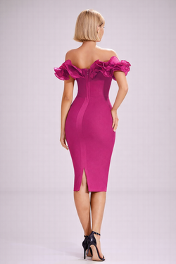 Vestido modelo Lily fucsia