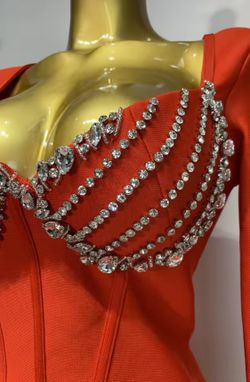 Vestido modelo Lindsay rojo