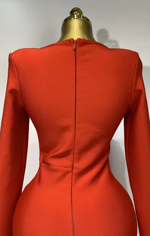 Vestido modelo Lindsay rojo