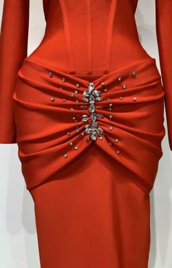 Vestido modelo Lindsay rojo