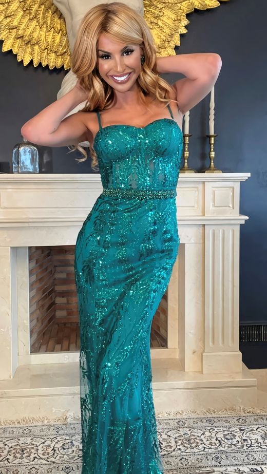 Emerald model dress