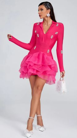 Malta model dress, pink