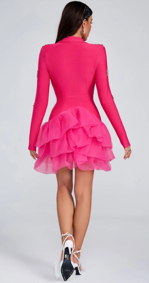 Malta model dress, pink