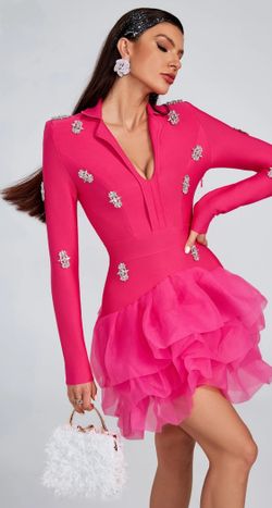 Malta model dress, pink