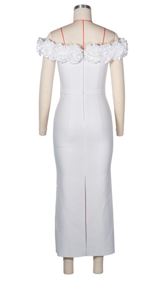 Vestido modelo Mariluz blanco