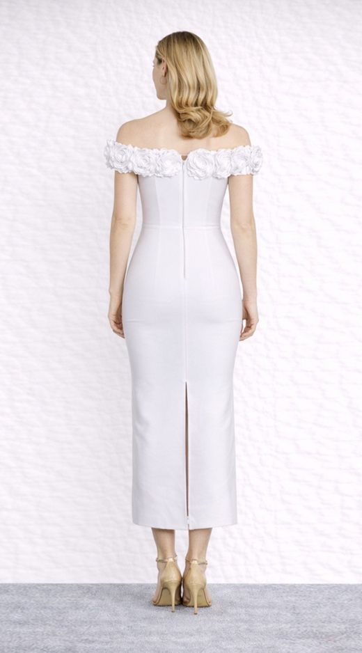 Vestido modelo Mariluz blanco