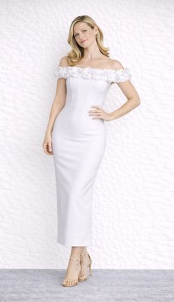Vestido modelo Mariluz blanco