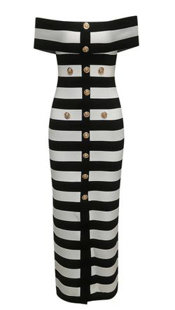 Long Sailor Chic Dress