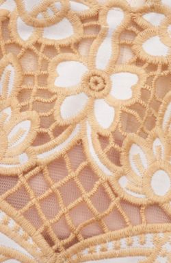 Vestido modelo Mariposas beige