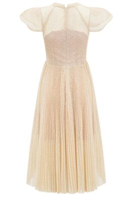 Vestido modelo Mariposas beige