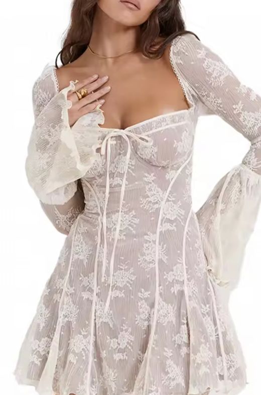 Robe Martha, blanche