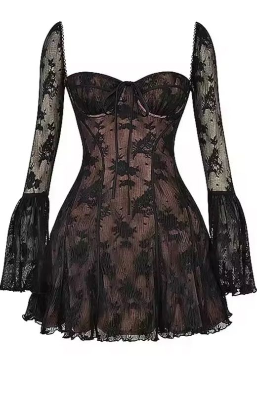 Vestido modelo Martha negro