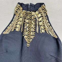 Vestido modelo Medianoche Dorada