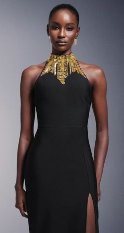 Vestido modelo Medianoche Dorada