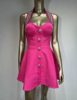 Vestido modelo Meryl Rosa