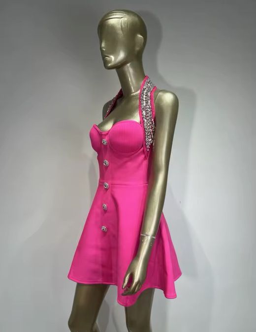 Vestido modelo Meryl Rosa