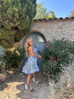 Miss Blue model dress