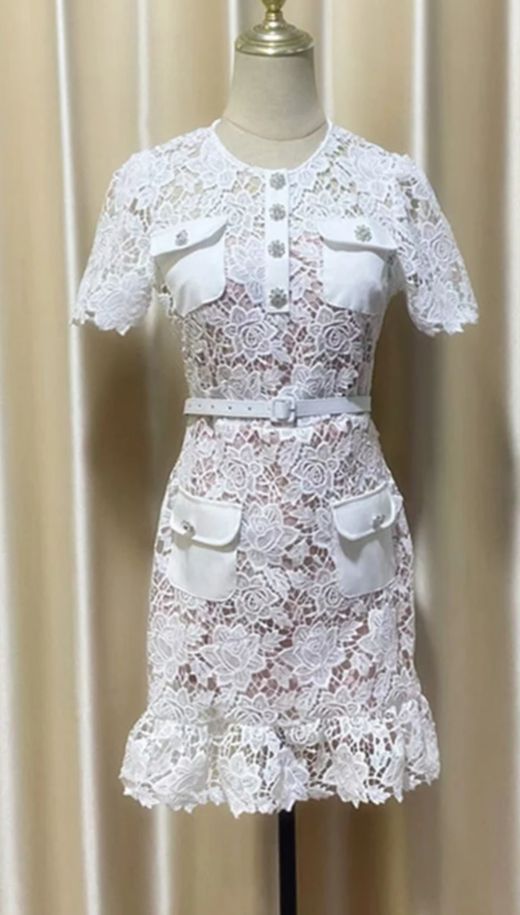 Vestido modelo Nancy blanco