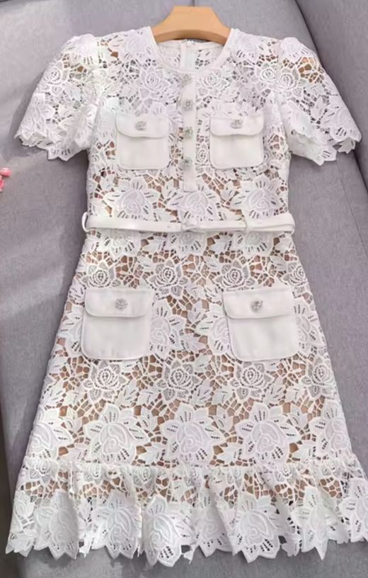 Vestido modelo Nancy blanco