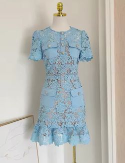 Robe modèle Nancy Bleu