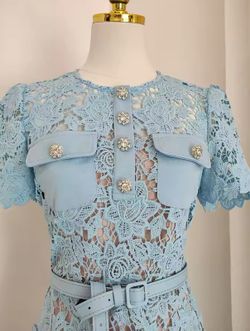 Robe modèle Nancy Bleu