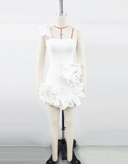 Robe modèle blanche Preciosa