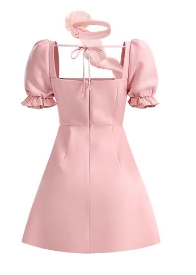 Rose Ciffon model dress