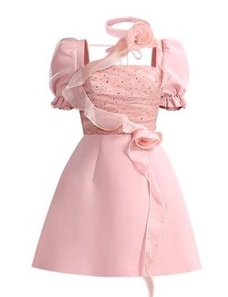 Rose Ciffon model dress