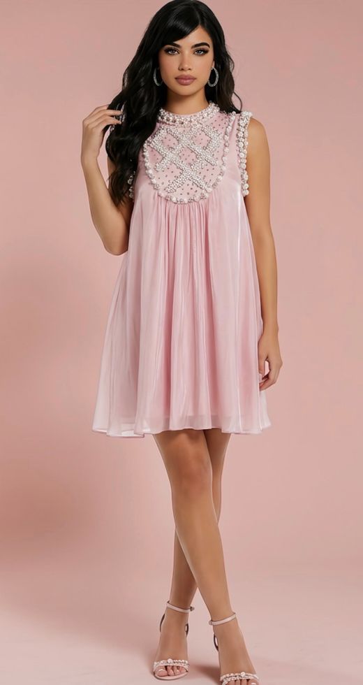 Vestido modelo Rosita Perlada