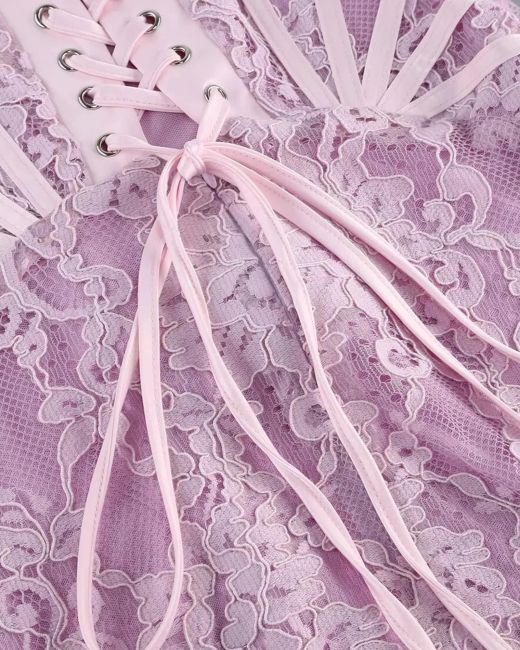 Robe modèle rose Samantha