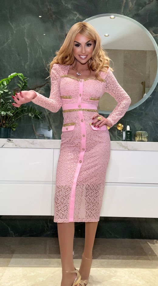 Vestido modelo Sasha