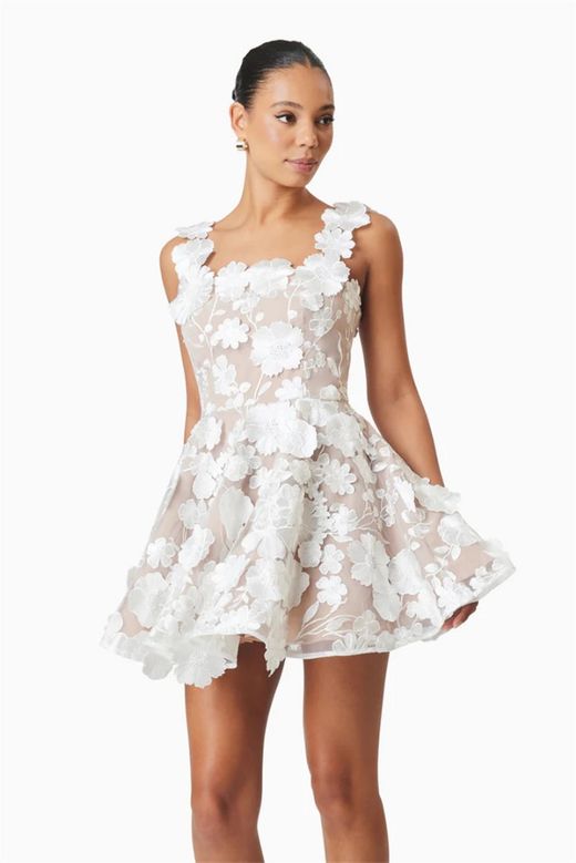 Vestido modelo Sicilia blanco