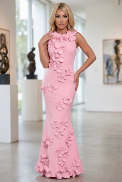 Sigh of love pink model dress