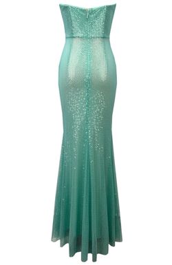 Vestido modelo Verde Agua Luxury