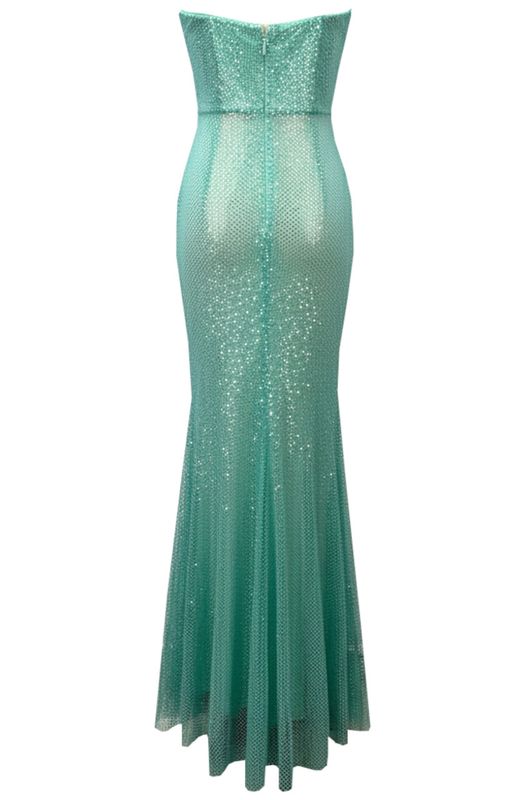 Vestido modelo Verde Agua Luxury