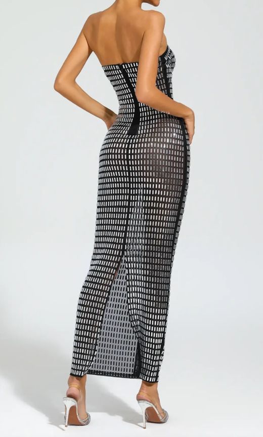 Vestido modelo Viva negro