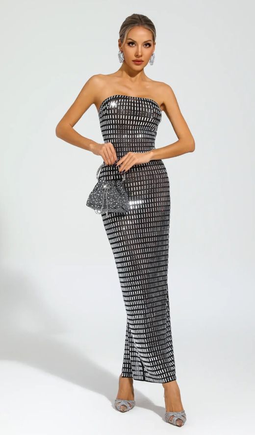 Vestido modelo Viva negro