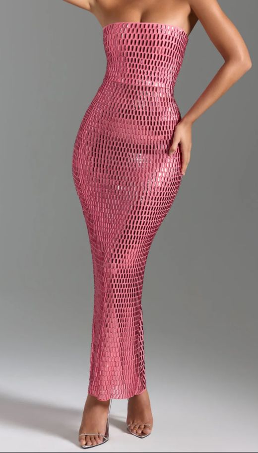 Vestido modelo Viva rosa