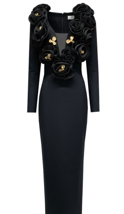 Vestido modelo Zulima negro