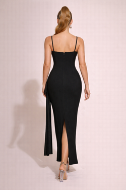 Black Santa Lucia dress